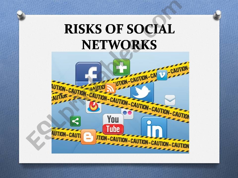 SOCIAL NETWORKS RISKS powerpoint