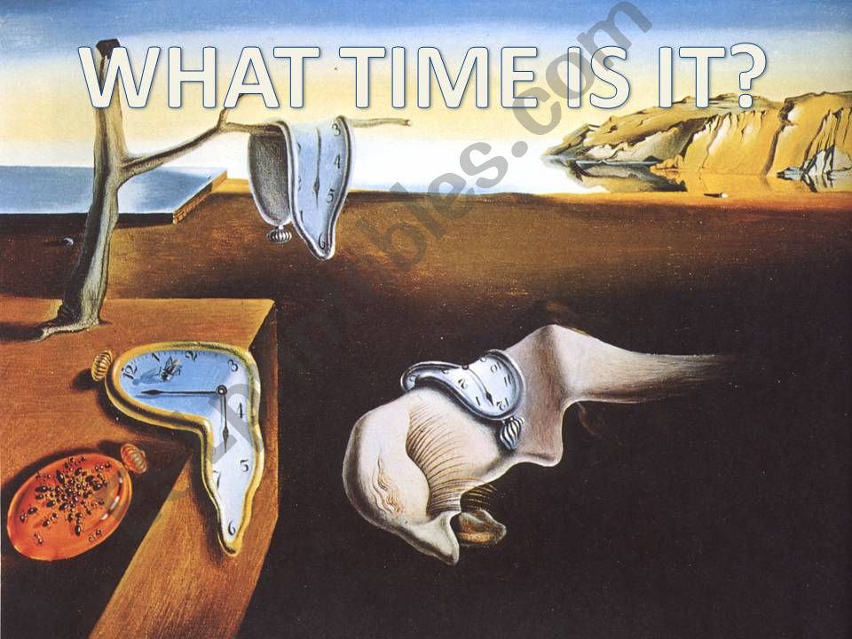 What time is it? powerpoint