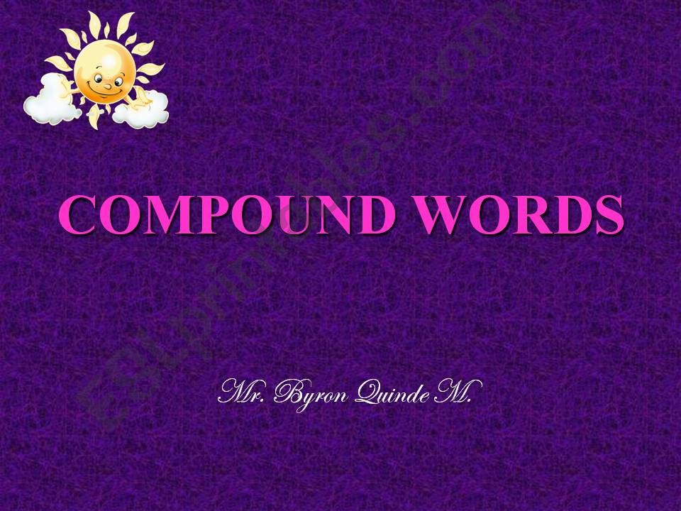 Compound words powerpoint