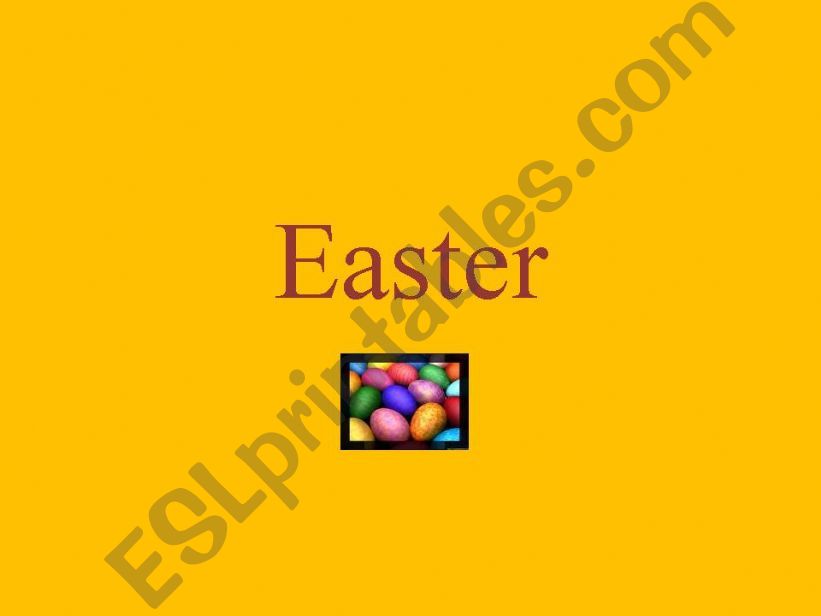 EASTER powerpoint
