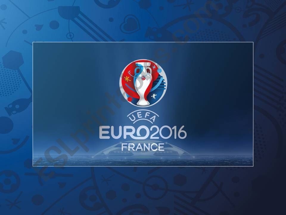 European countries Euro UEFA 2016 flags and names powerpoint