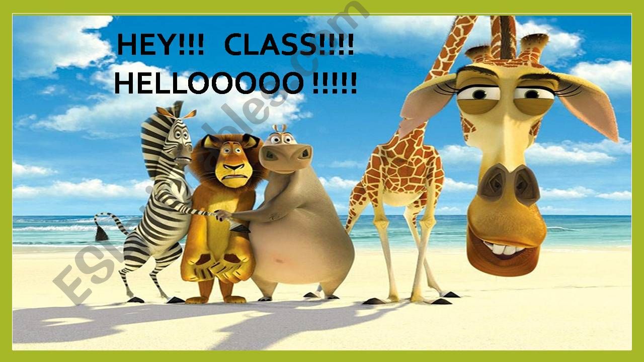 madagascar adjectives powerpoint