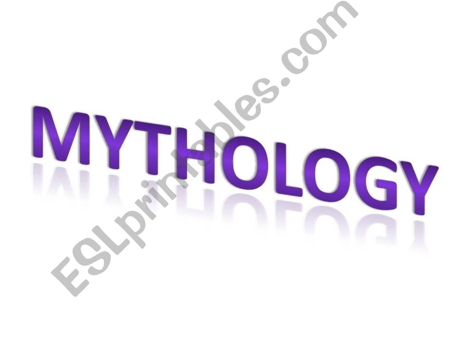 Mythology powerpoint