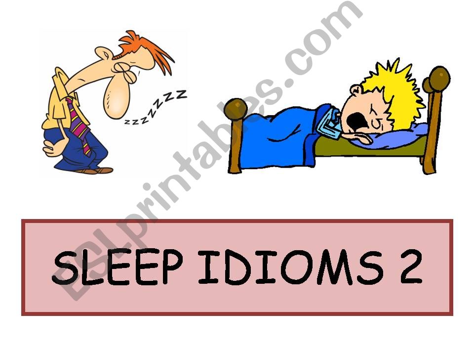 Sleep Idioms 2 powerpoint