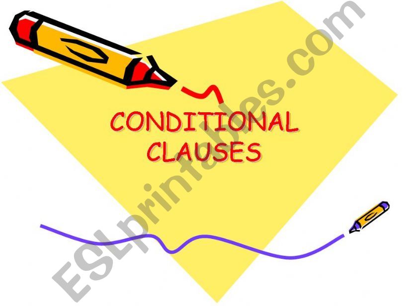 Conditional Clauses powerpoint