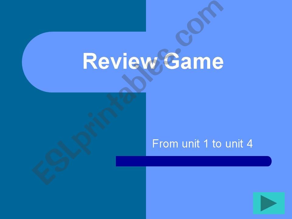 Grammar Review Game powerpoint