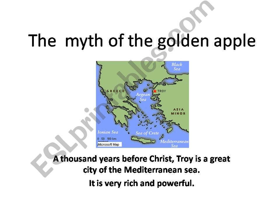 THE GOLDEN APPLE MYTH powerpoint
