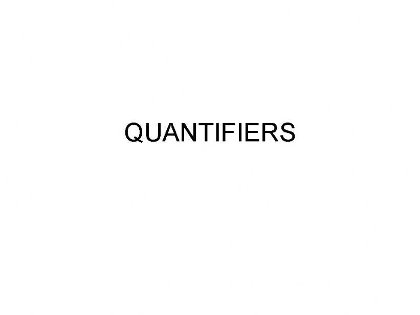 quantifiers powerpoint