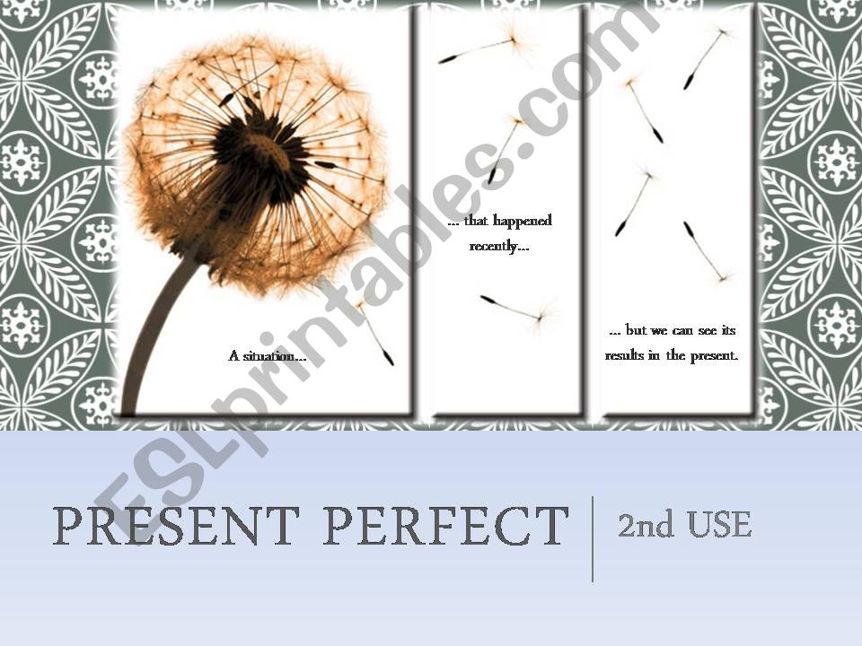 PRESENT PERFECT PART 2/3 powerpoint