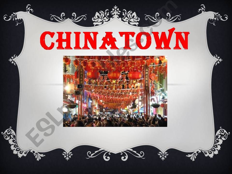 CHINA TOWN powerpoint