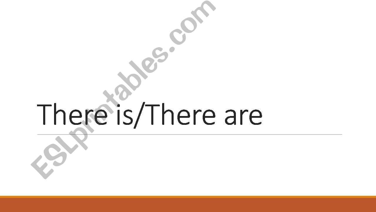 there is/there are powerpoint