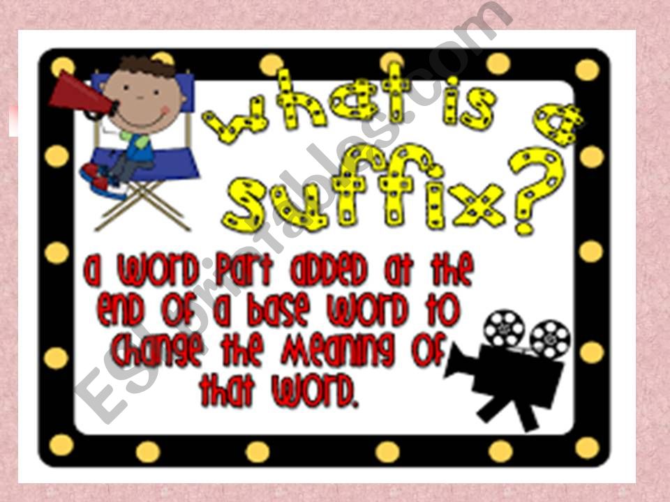 Suffixes powerpoint