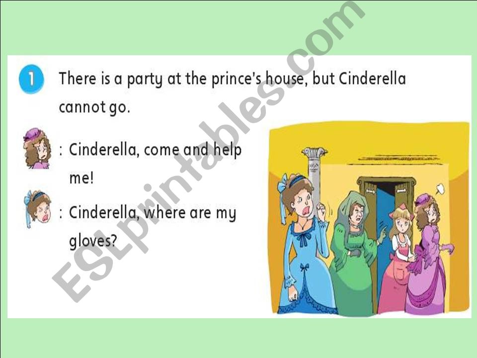 Story about Cinderalla powerpoint