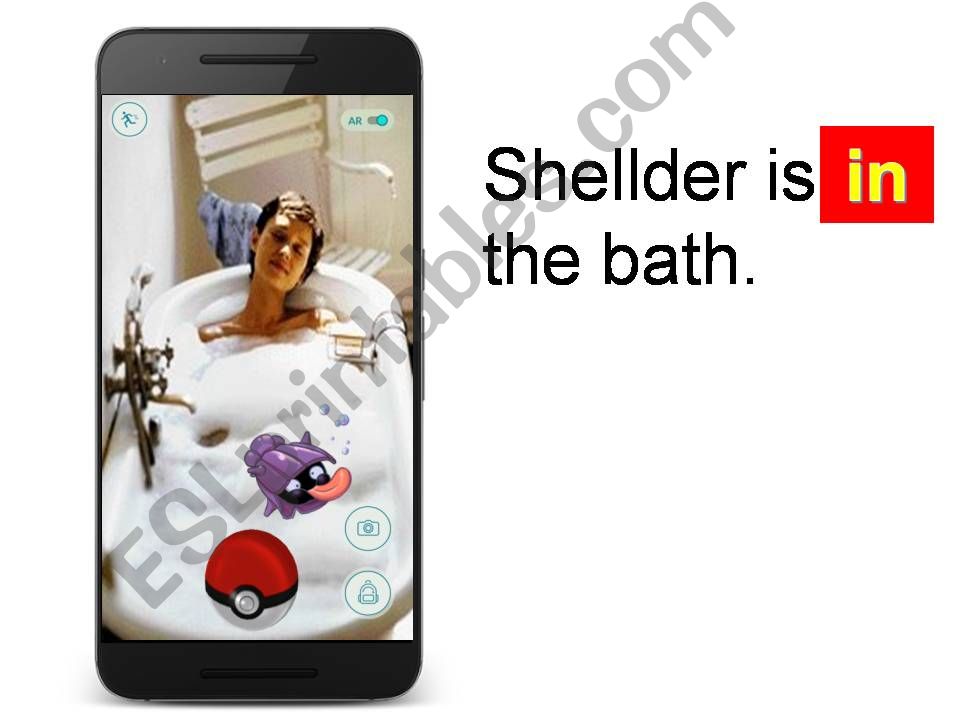PREPOSITIONS OF PLACE - IN, ON & AT – WITH POKEMON GO - PART 3/3
