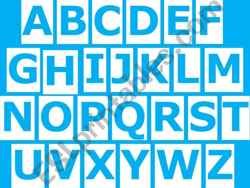 Transparent letters powerpoint