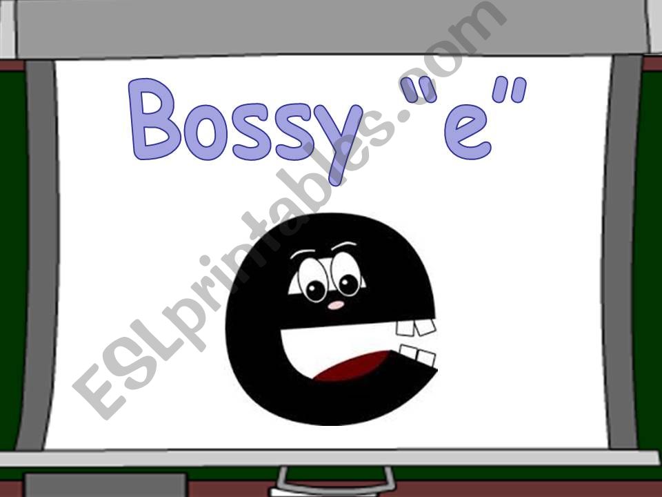 Magic e/Bossy e powerpoint