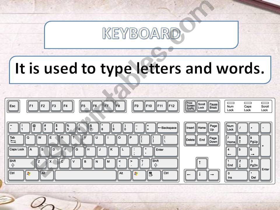 Keyboard powerpoint