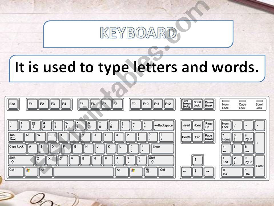 Keyboard powerpoint
