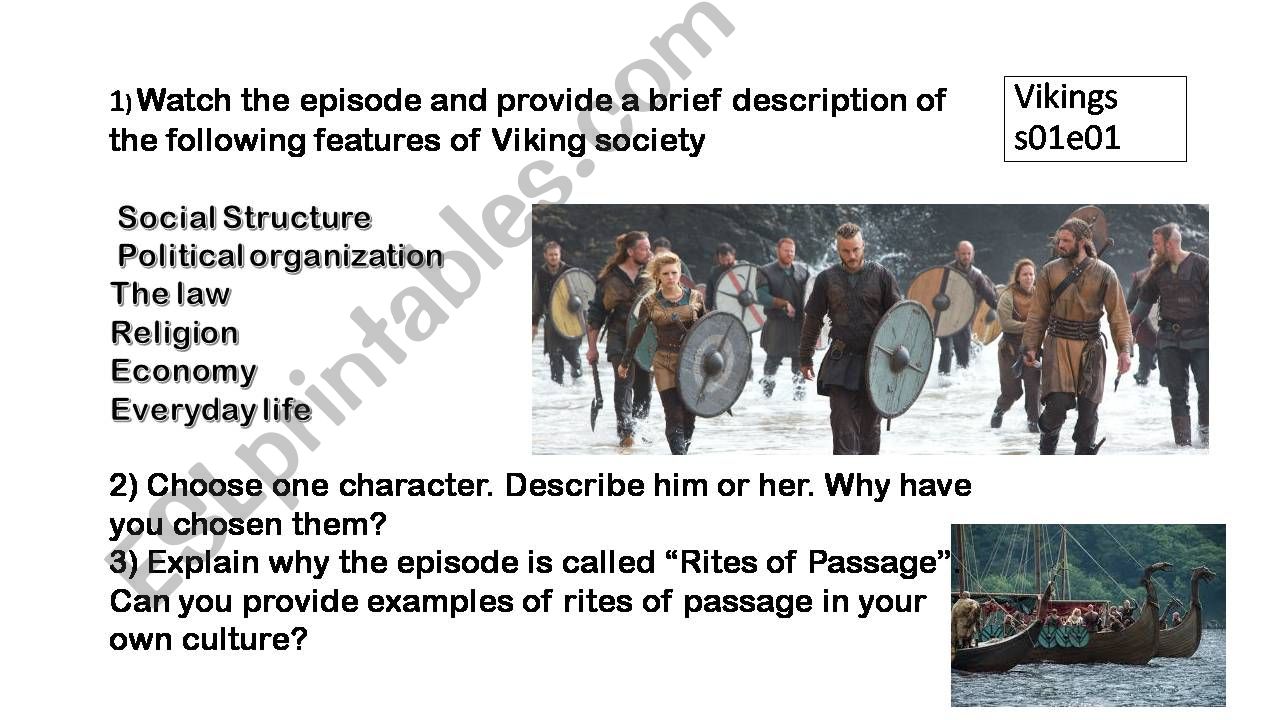 vikings season 1 episode 1 powerpoint