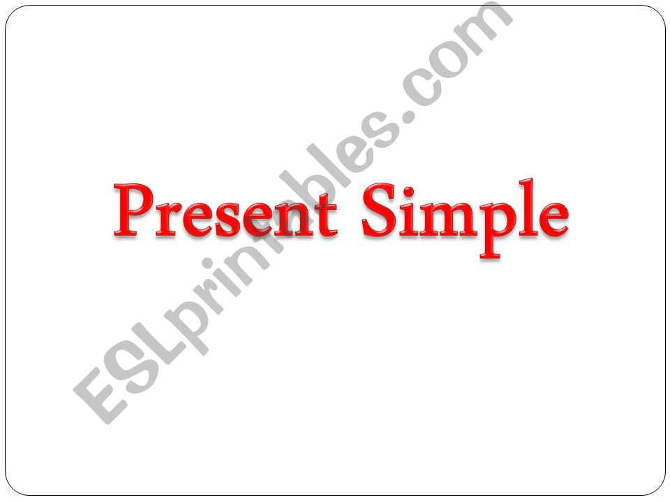 Present Simple powerpoint