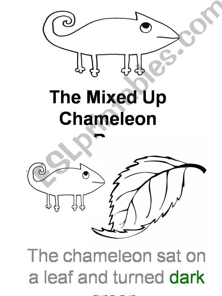 The Mixed Up Chameleon Emergent Reader