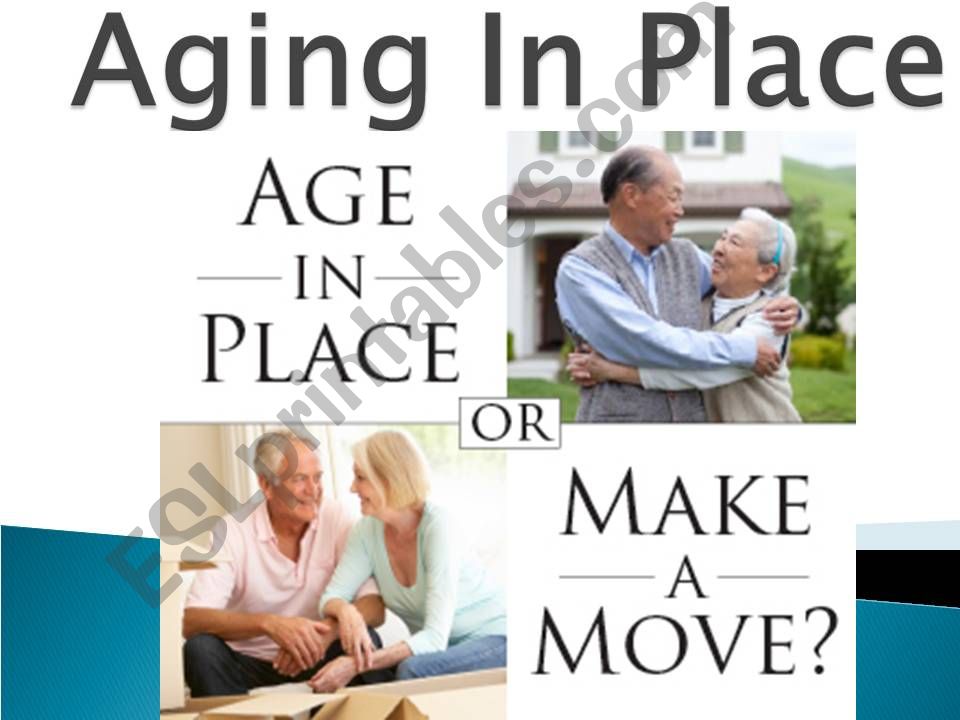 VOCABULARY IN CONTEXT - AGING IN PLACE