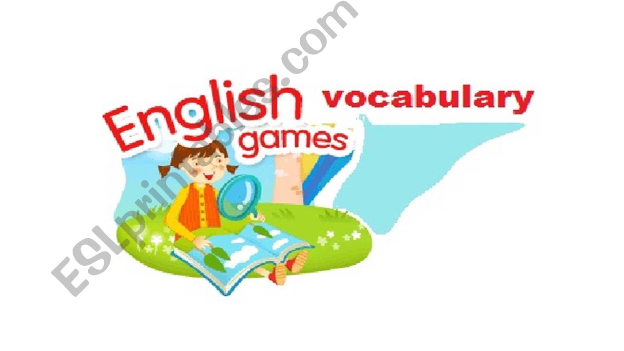 4 Vocabulary Games powerpoint