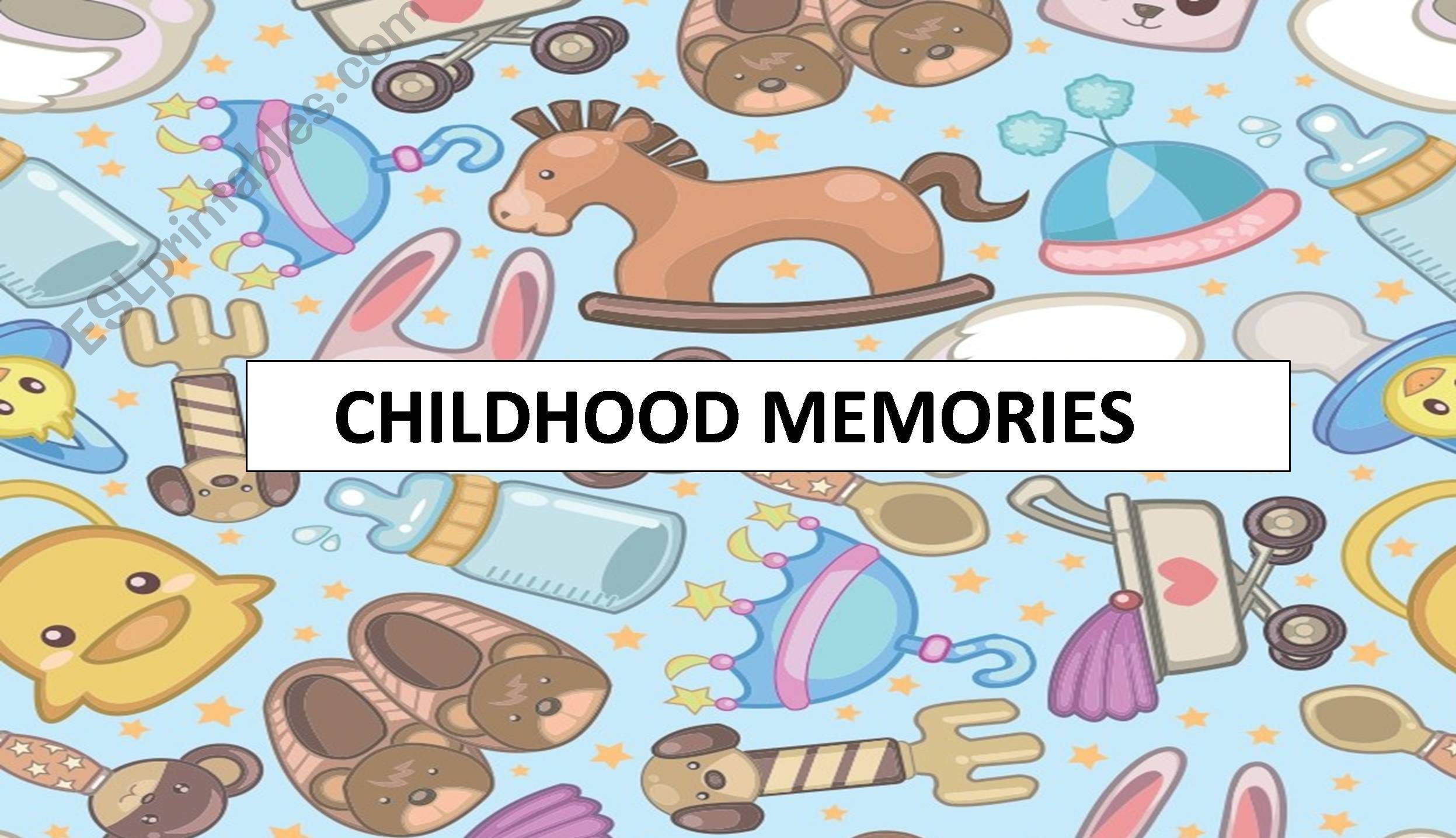 Childhood Memories powerpoint