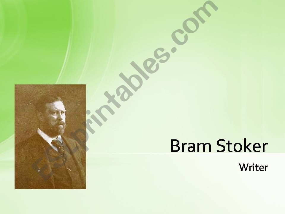 Bram Stoker powerpoint