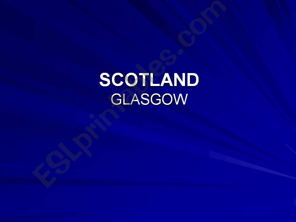 Glasgow powerpoint