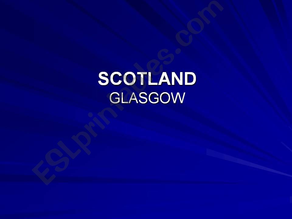 Glasgow powerpoint