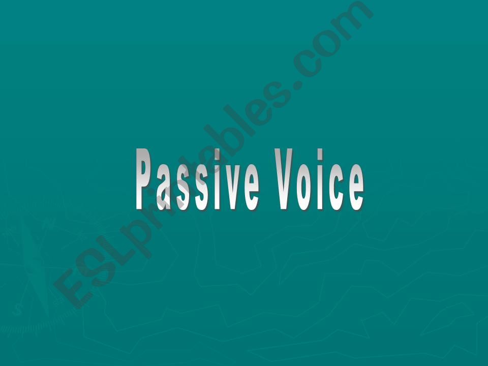 Passive Voice PowerPoint powerpoint