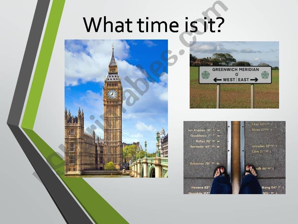 What time is it - with sound powerpoint
