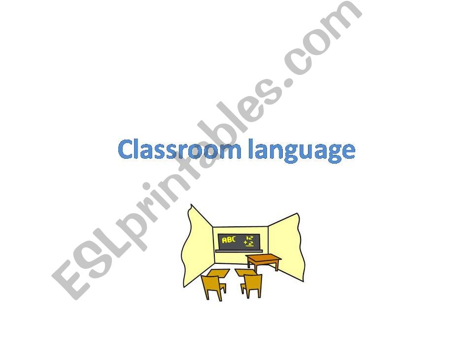 Classroom language powerpoint