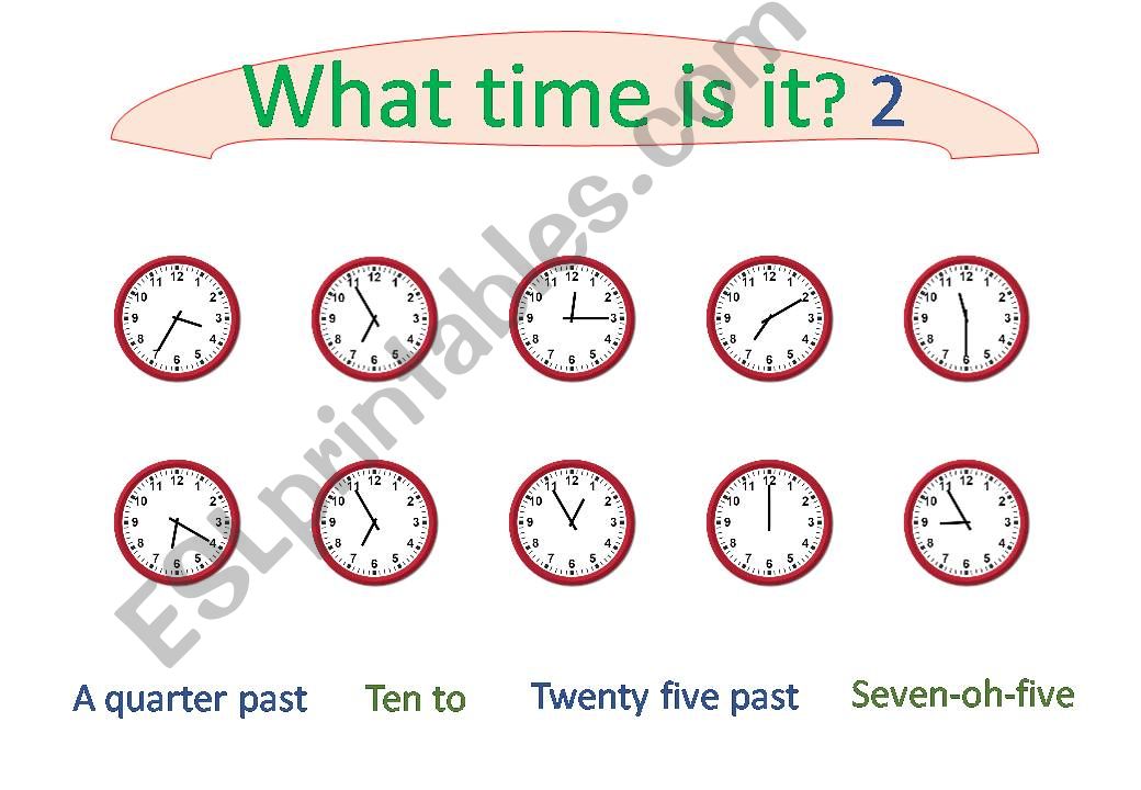 What time is it? Part 2 powerpoint