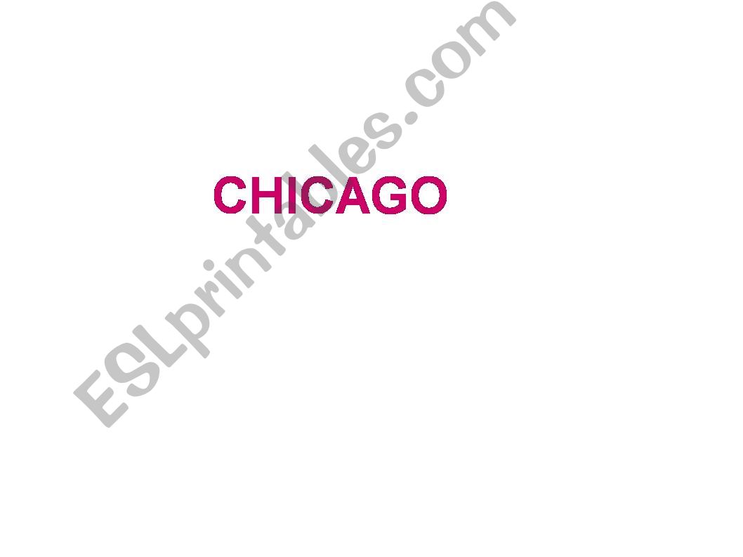 Chicago powerpoint