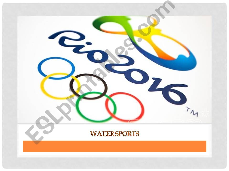 Water Sports in Olympics powerpoint