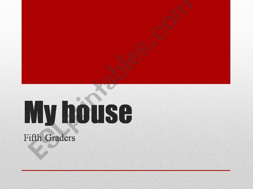 Parts of the house powerpoint