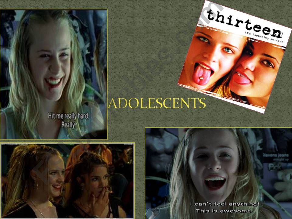 adolescence themes in the film THIRTEEN