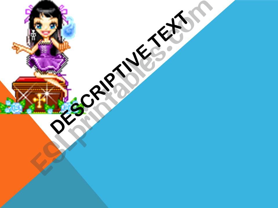 Descriptive Text  powerpoint