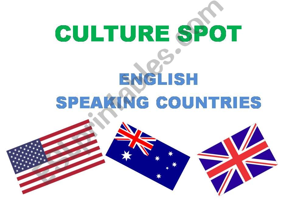 Culture spot powerpoint