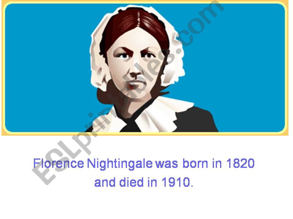 FLORENCE NIGHTINGALE powerpoint