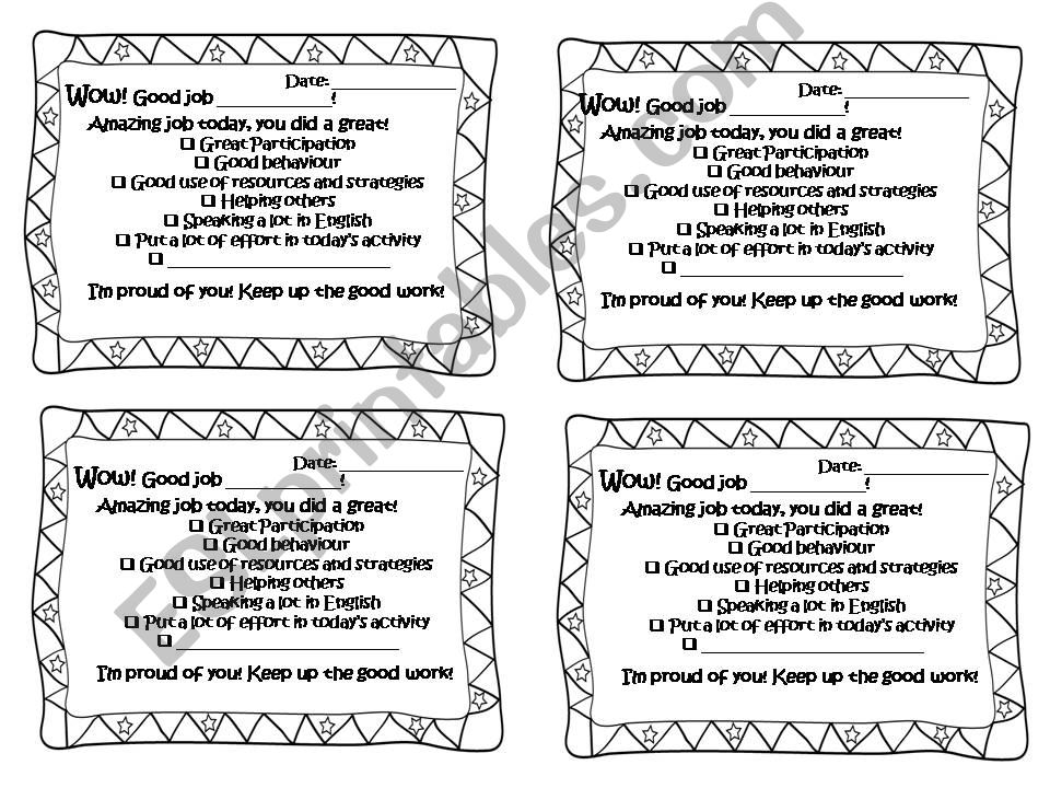 Parent Communication Coupons powerpoint