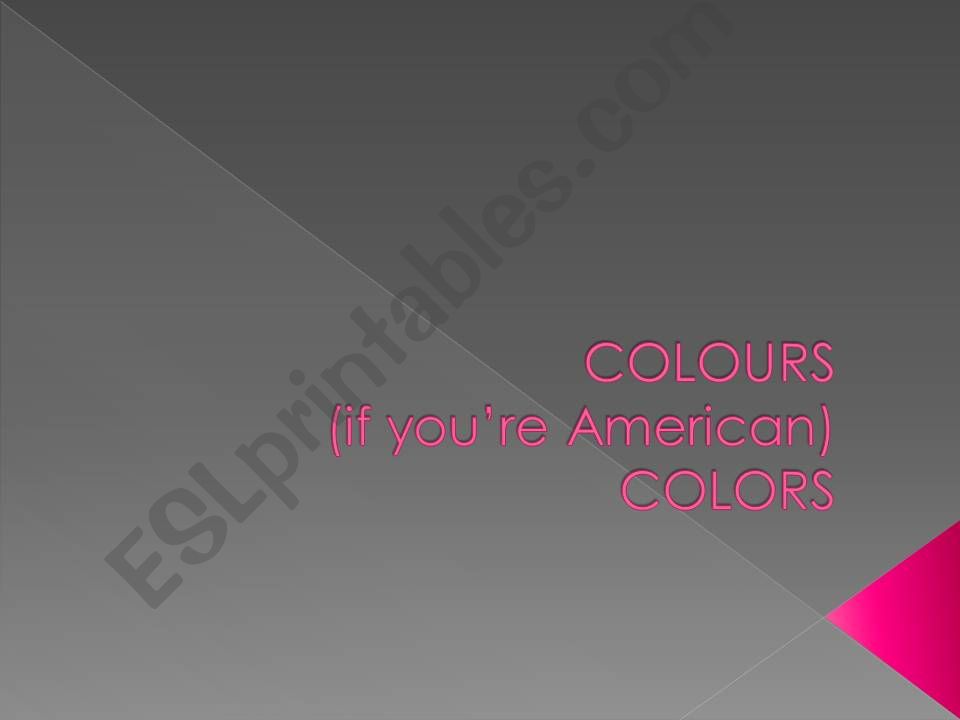 TRIVIA QUIZ COLOURS powerpoint