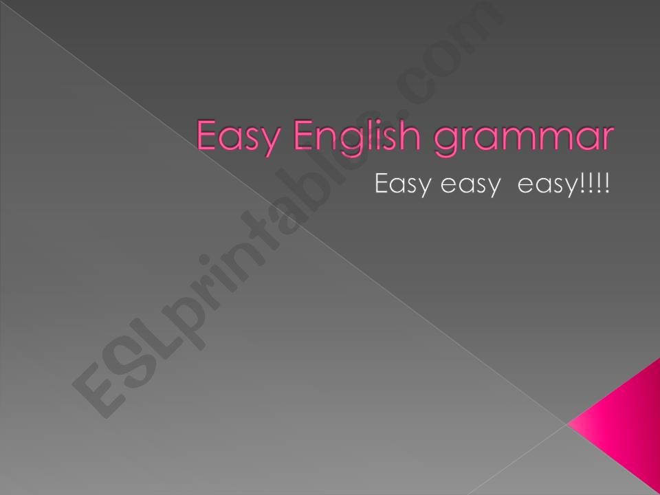 Trivia quiz easy English grammar