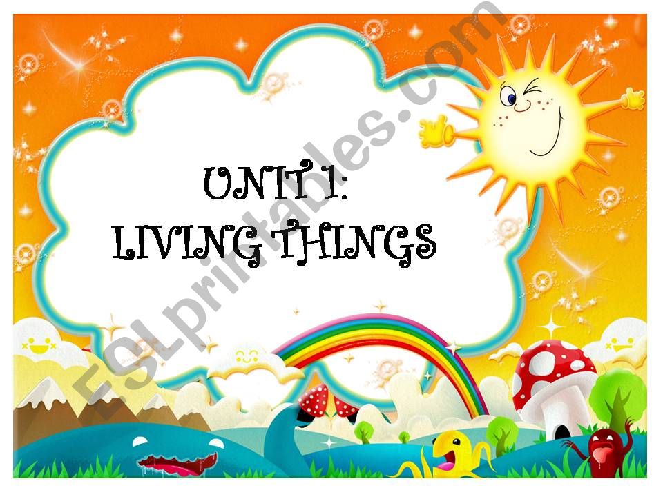 living things powerpoint