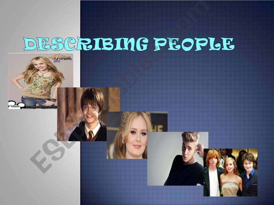 Describing people powerpoint