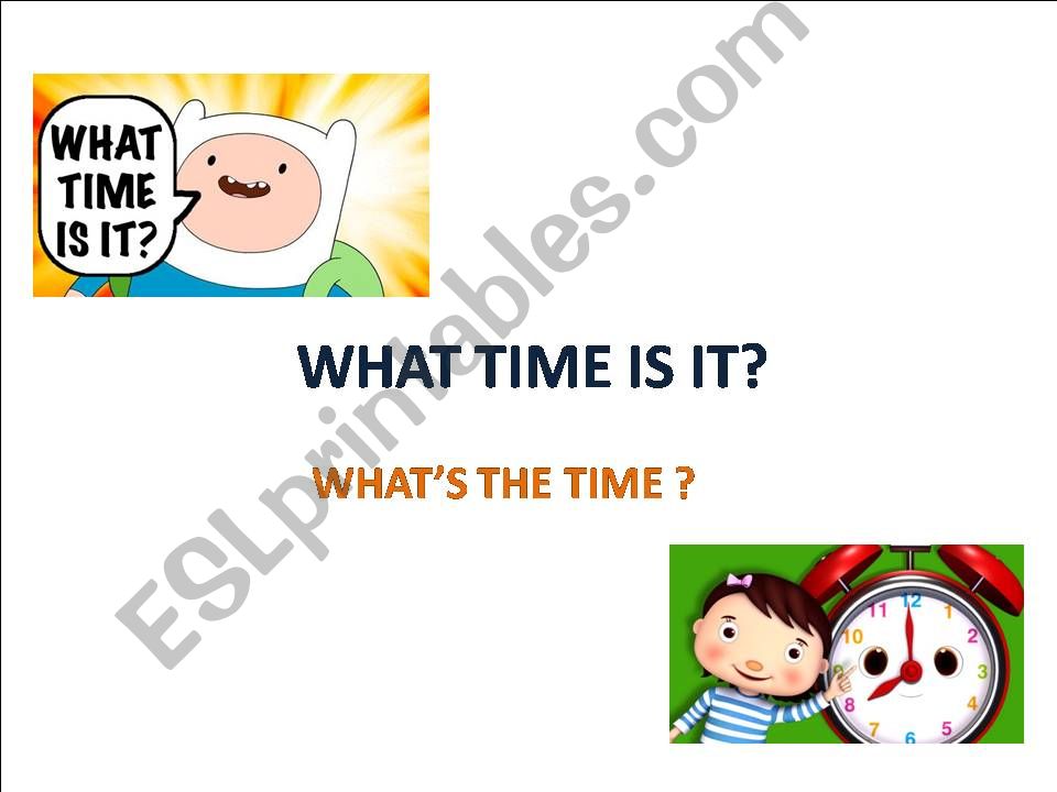 what time is it? powerpoint