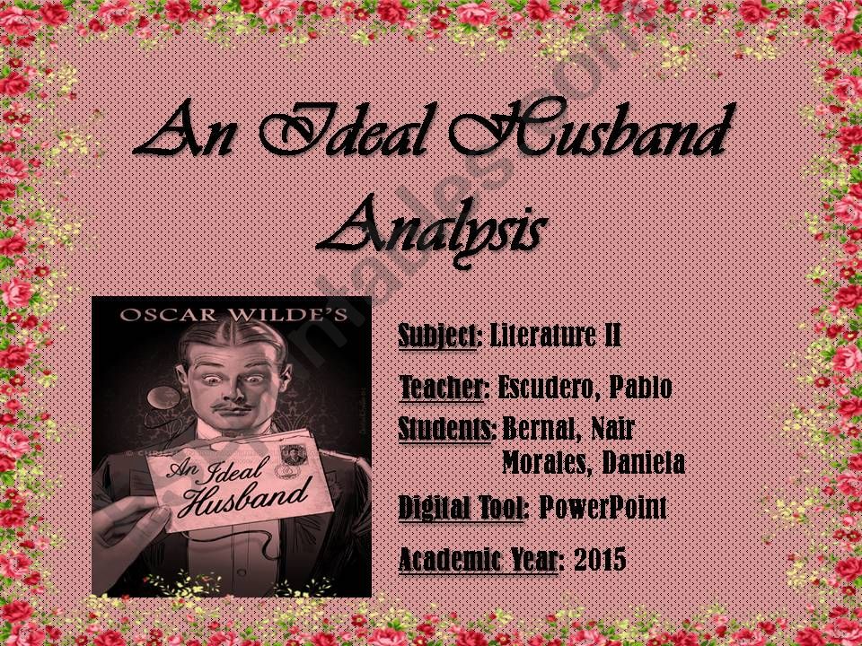 An Ideal Husband (presentation)