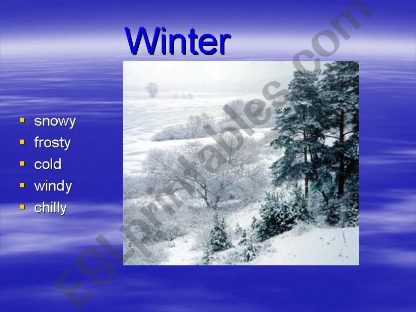 Seasons powerpoint